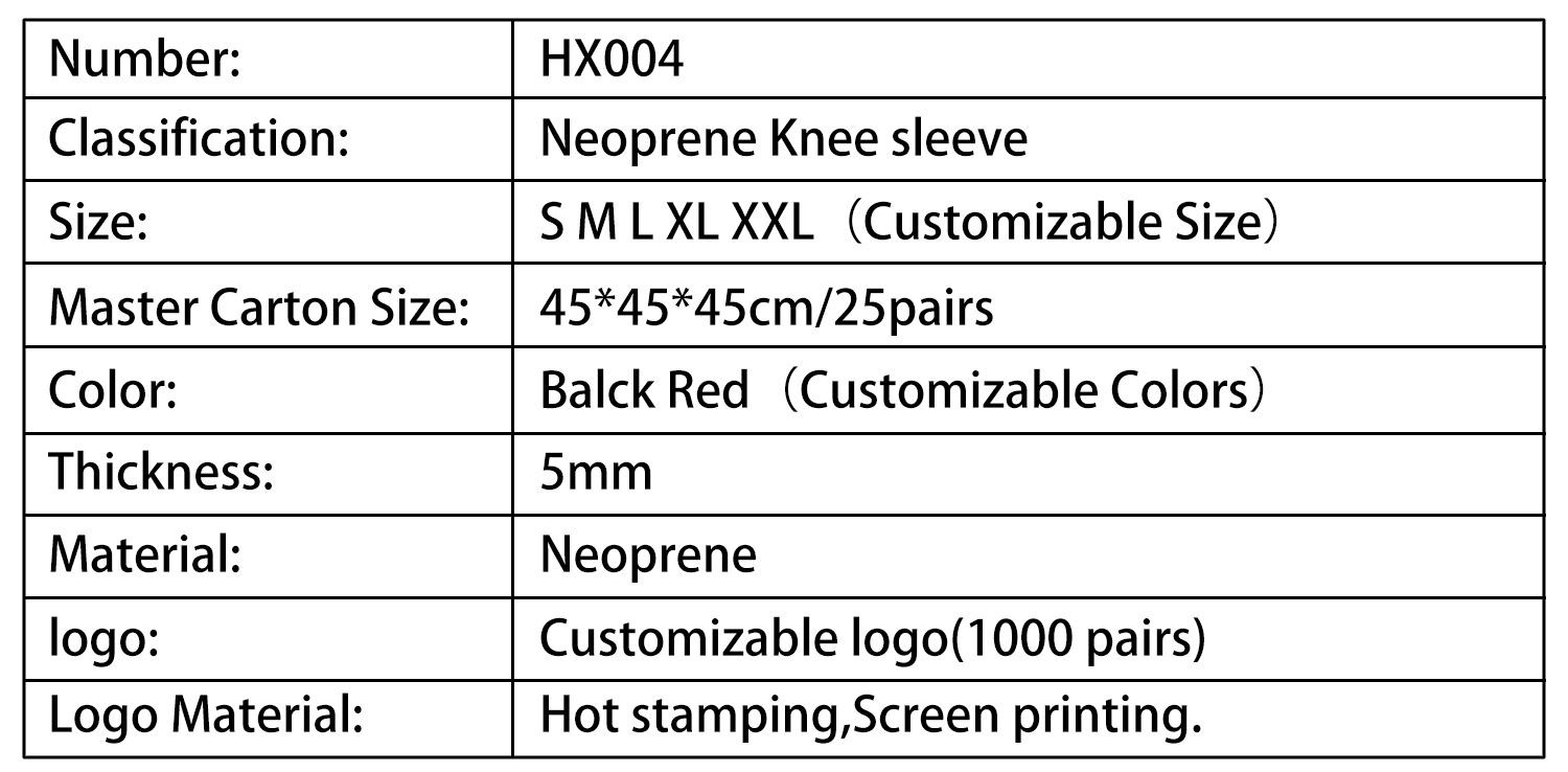 Neoprene Knee Sleeve For Running