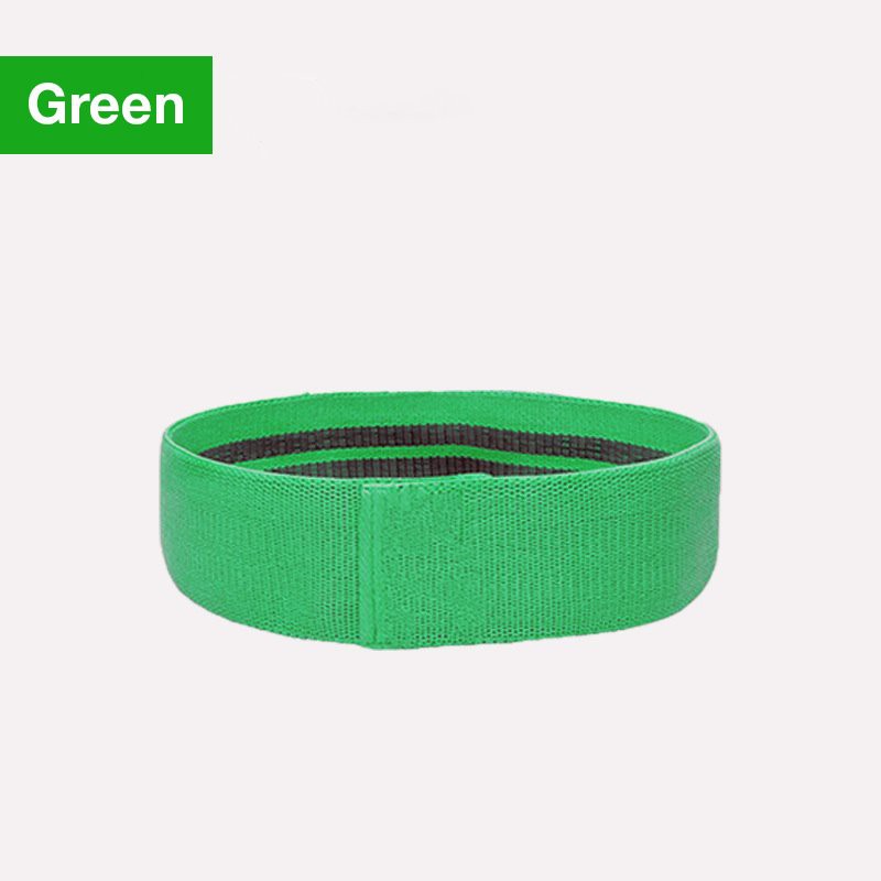 Green Yoga Hip Booty Loop Set