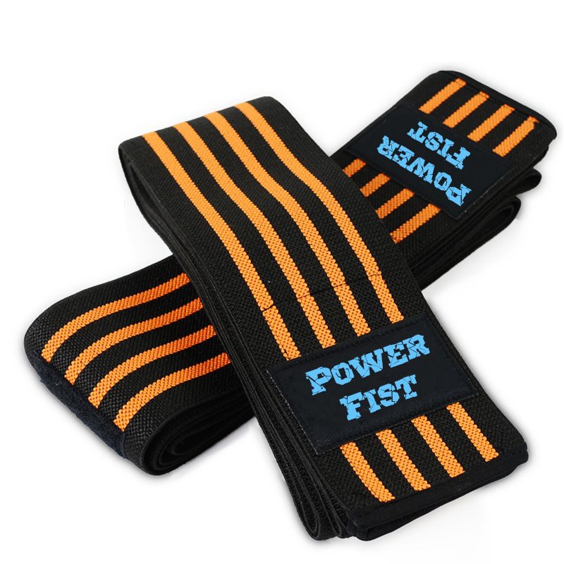 Orange 4 Stripes Knee Strap