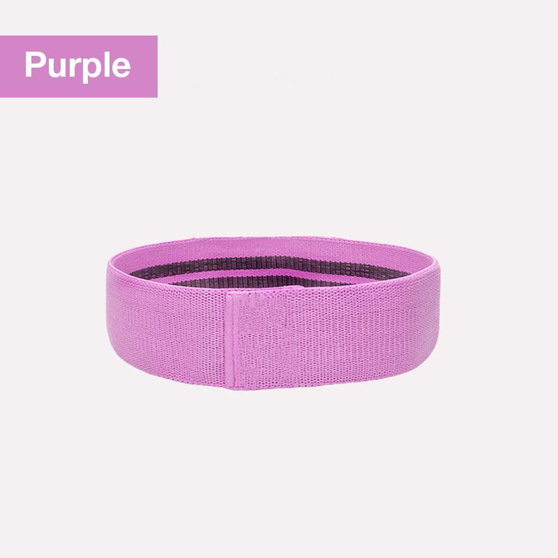 Purple Yoga Hip Booty Loop Set