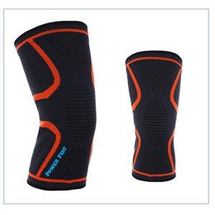 Orange Nylon Knee Brace