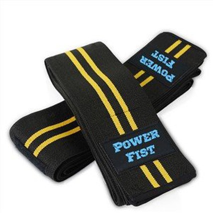 Yellow 2 Stripes Knee Strap