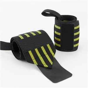 Yellow 4 Stripes Wrist Straps